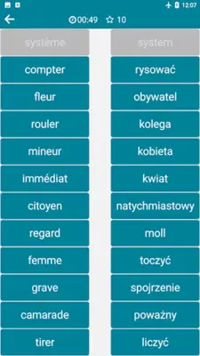 French - Polish android App screenshot 2